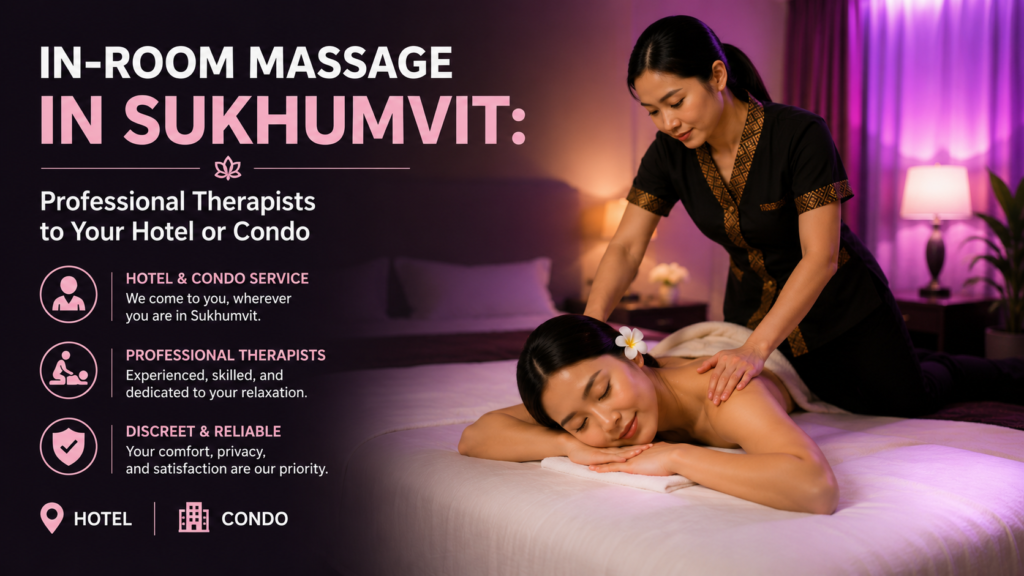 Price guide for outcall massage services in Bangkok including hotel and condo massage rates